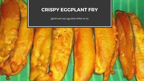 Crispy Eggplant fry